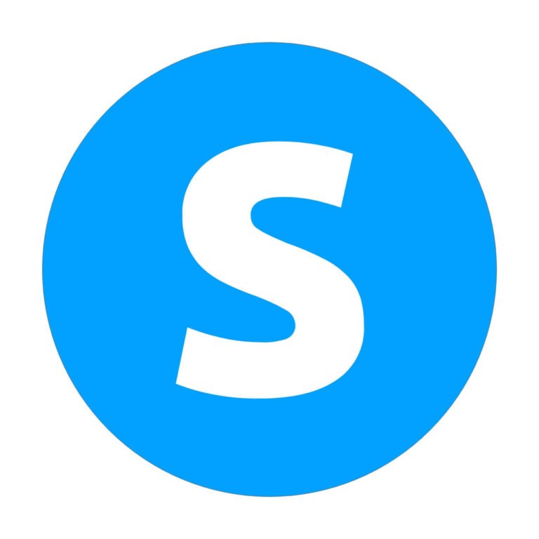 Systeme.io official blue S logo