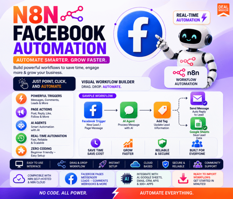 N8N Facebook Automation Template for Facebook Graph API and n8n workflows