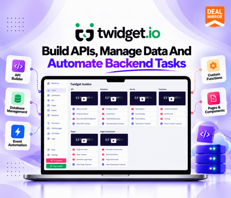 Twidget no-code API builder and backend automation product banner