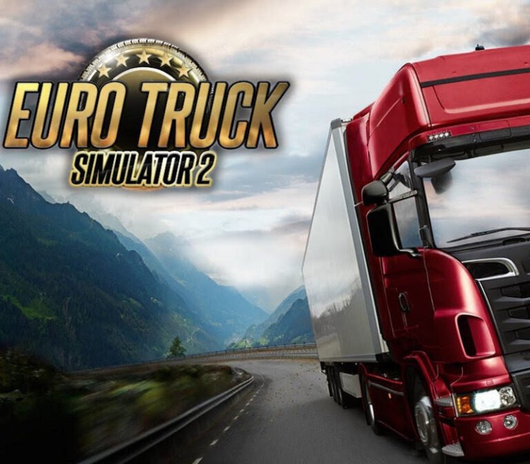 Euro Truck Simulator 2 game cover for Steam PC key